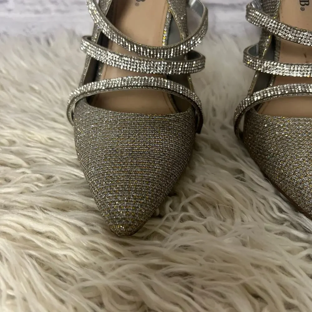 Just Fab Rhinestone Heels - Picture 2 of 12